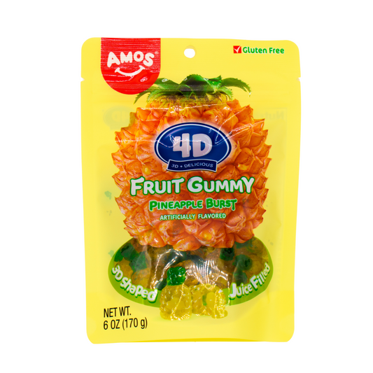 4D Gummy pineaple 170g