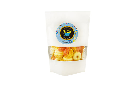 Freeze Dried Sour Peach Rings 30g