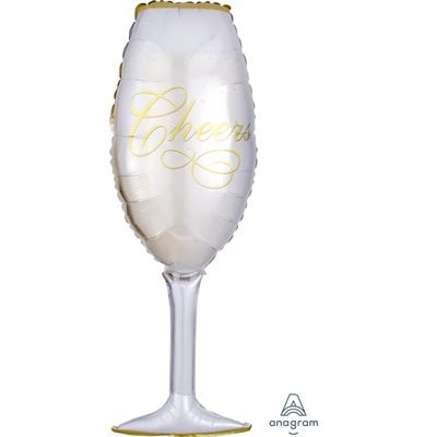 Ballon Décoratif Coupe de Champagne 14''x 38''