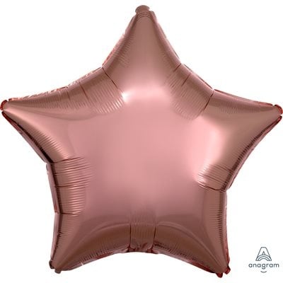 Ballon Décoratif Étoile Or Rose 18''