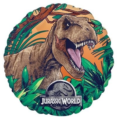 Ballon Décoratif Jurassic World Raptor et T-Rex 18''