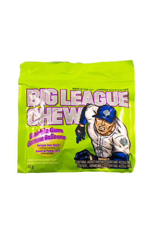 Big League Chew Green Apple Gum 60g