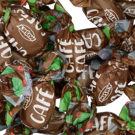 Coffee cream hard candy
