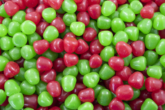 Red And Green Christmas Balls