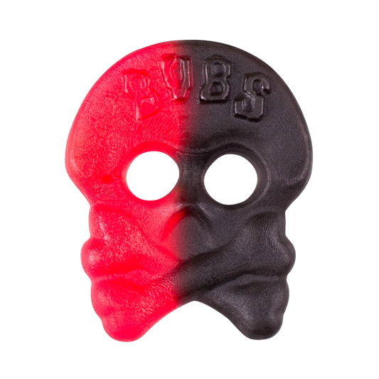 Bubs Raspberry Licorice Skulls 4kg