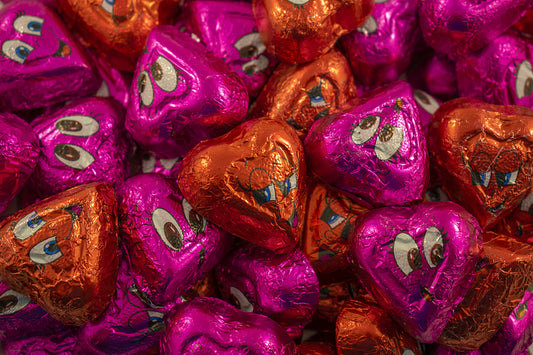 Heart toons chocolates