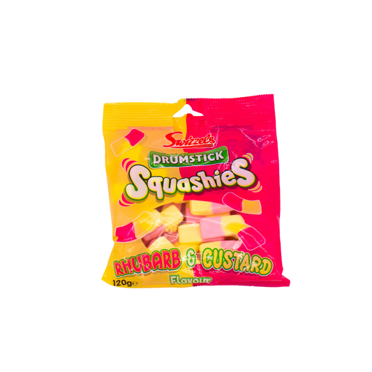 Squashies rhubarb &custard candies 120g