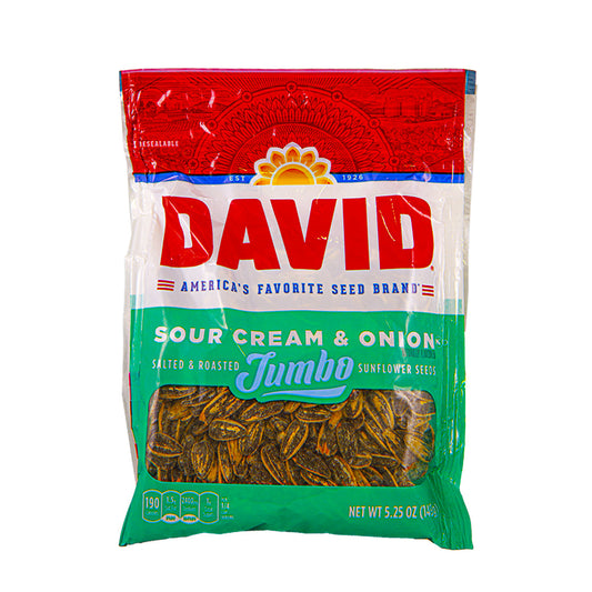 Sunflower seeds sour cream & onion David 149g