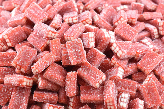 Sour Strawberry Bricks