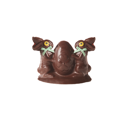 Lulu Milk Chocolate Rabbits-Egg Duo 250g