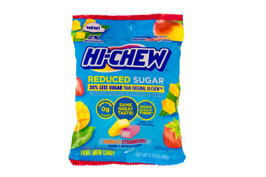 Hi-Chew strawberry and mango reduced sugar 60g