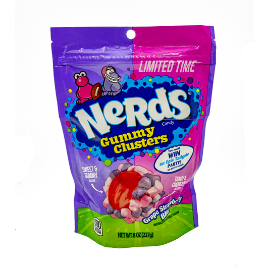 Nerds Gummy Clusters Grape & Strawberry Blitz 227g