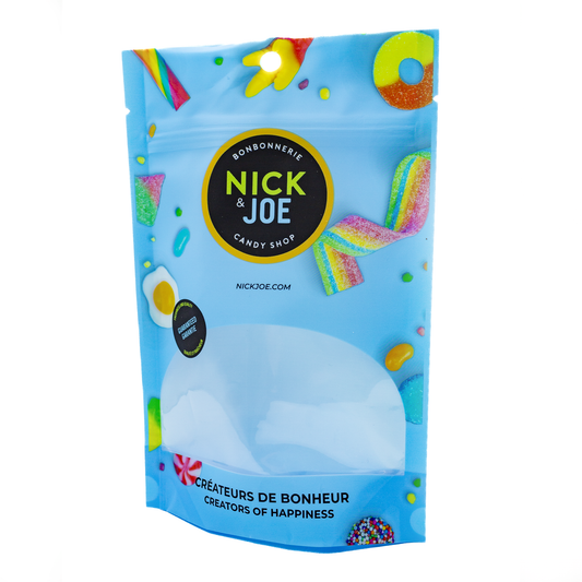 Empty Blue Nick & Joe Bag