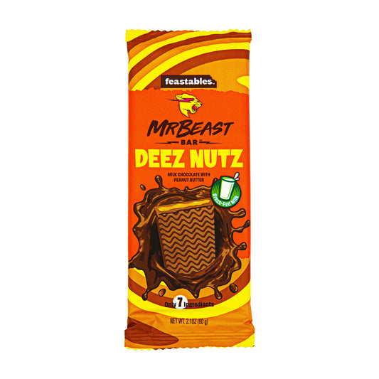 Mr Beast Deez nutz chocolate bar 60g