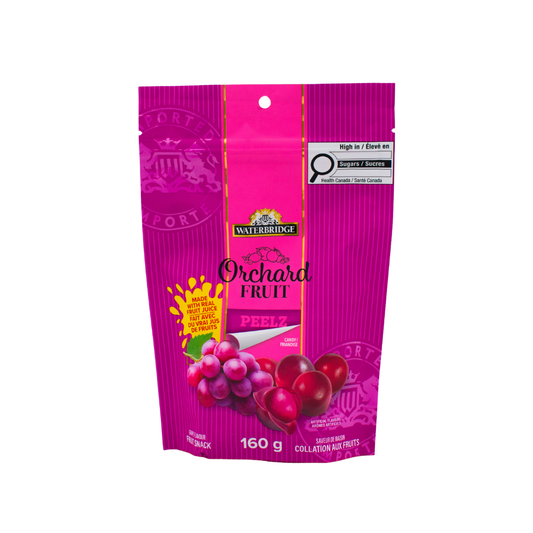 Grape pealable candies 160g