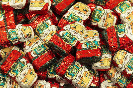 Crispy chocolate Santa