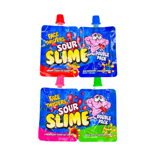 Sour Slime double apple-cherry-raspberry-strawberry 40g