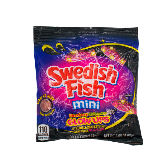 Swedish Fish mini GlowUps 87g