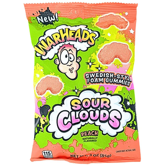 Warheads Peach Sour Clouds 85g