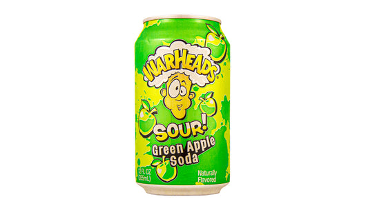 Warheads green apple soda 355ml