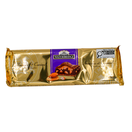 Waterbridge Almonds and Caramel Milk Chocolate 300g