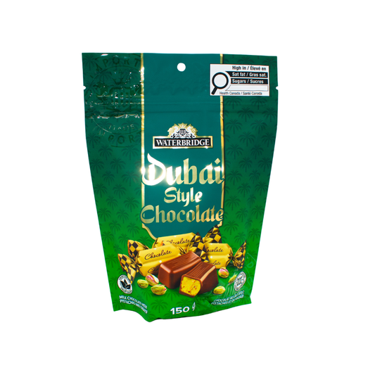 Waterbridge Dubai Style Milk Chocolate 150g