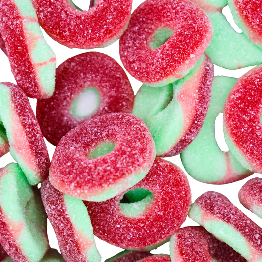 Strawberry-Lime Rings