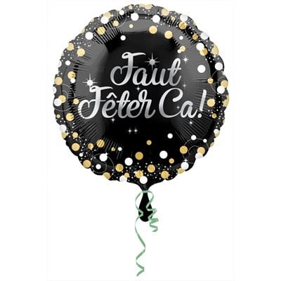 Faut Fêter ça! Decorative Balloon 18''