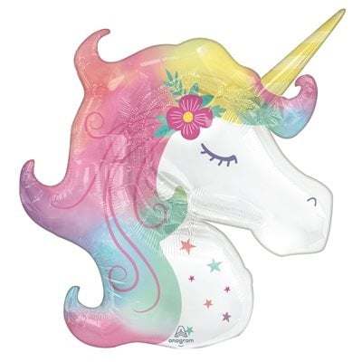 Unicorn Decorative Balloon 33''x 29''