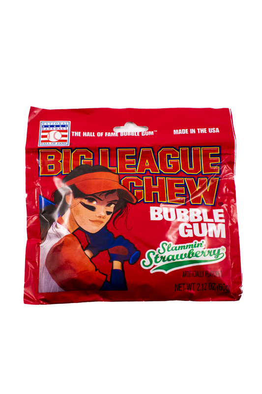 Big League Chew strawberry gum 60g