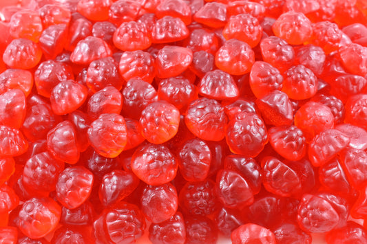 Berry Red Gummi Raspberries