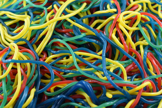 Réglisse lacets multicolore 908g