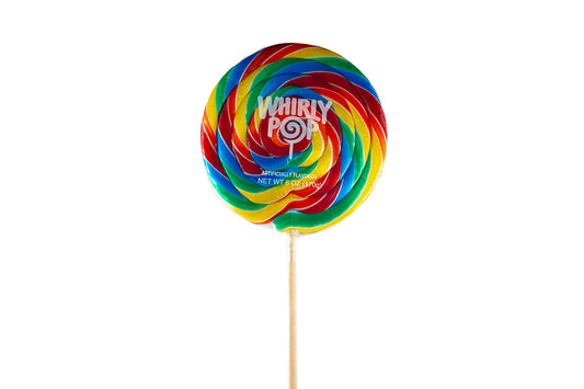 Rainbow Whirly Lollipop 170g