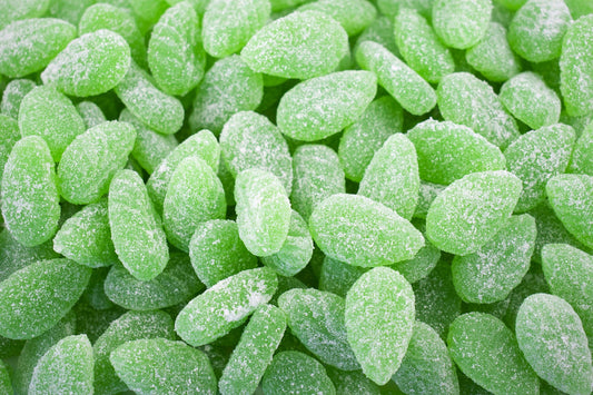 Candy mint leaves
