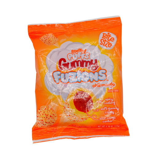 Stuffed Puffs Gummy Fuzions Chili Mangue 123g