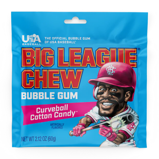 Big League Chew cotton candy gum 60g