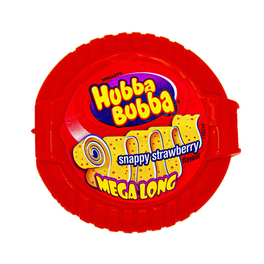 Hubba Bubba mega long gum tape snappy strawberry 56g