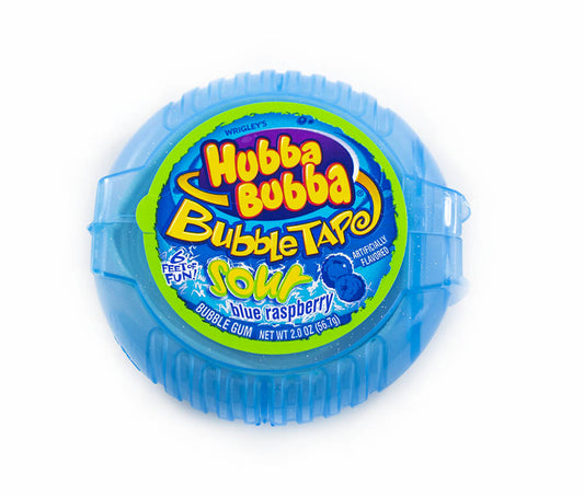 Hubba Bubba sour blue raspberry bubble gum 56.7g