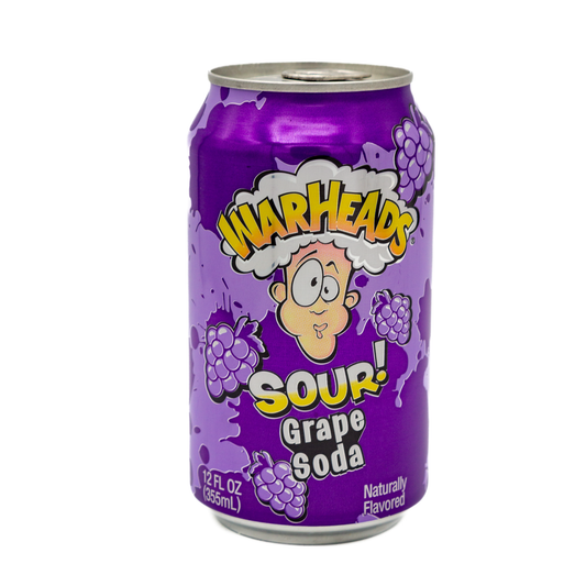 Warheads Grape Sour Soda 355ml
