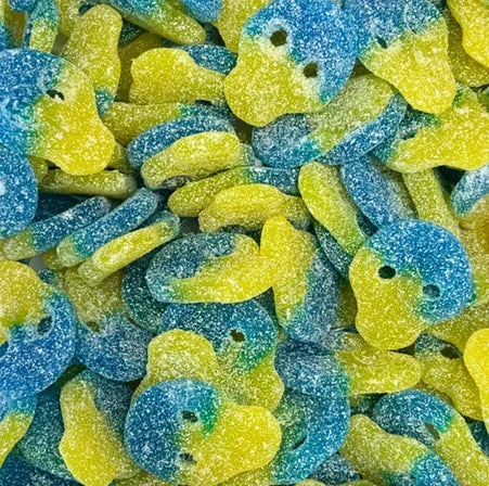 Matthijs Blue Raspberry and Lemon Sour Skulls 2kg