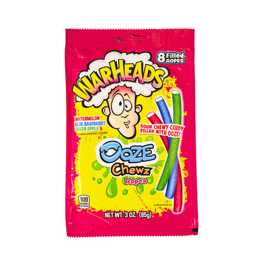WarHeads Ooze Chewz Ropes 85g