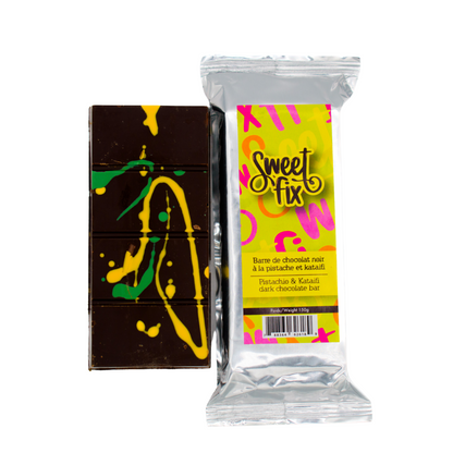 Dubai pistachio & kataifi dark chocolate bar 150g