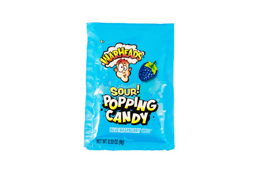 Warheads sour popping candy blue raspberry
