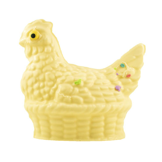 Lulu White Chocolate Hens 100g