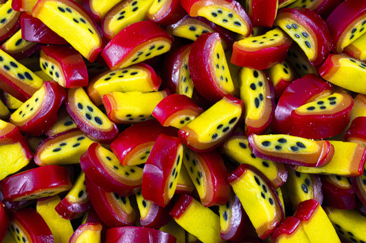 Passion fruit wedges