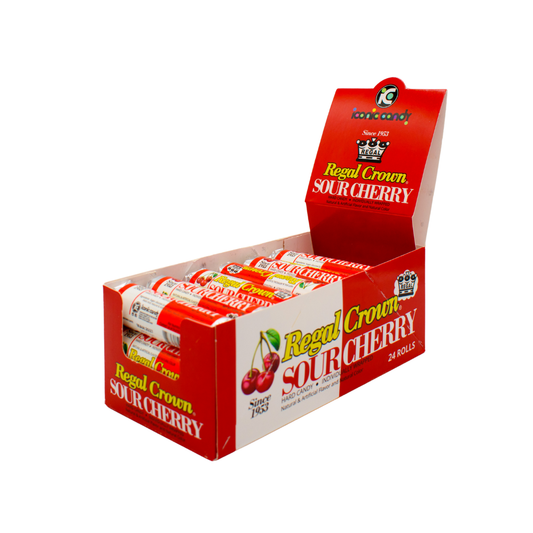 Iconic Regal Crown Rolls-Sour Cherry 29g