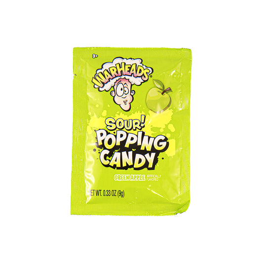 Warheads sour popping candy green apple