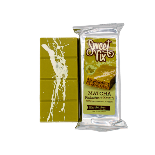 Dubai Matcha, Pistachio & Cataifi white chocolate 150g