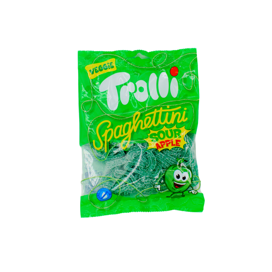 Sour green apple licorice laces 100g
