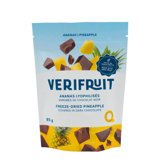 Freeze-Dried pineaple dark chocolate 85g